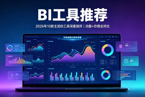 BI工具推荐 2026年10款主流BI工具深度测评封面图