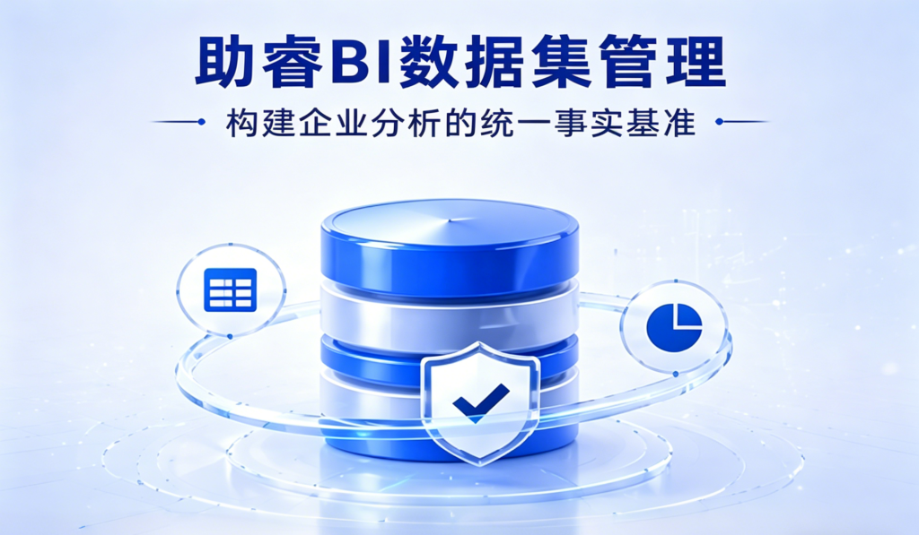 助睿BI数据集管理：构建企业分析的统一事实基准