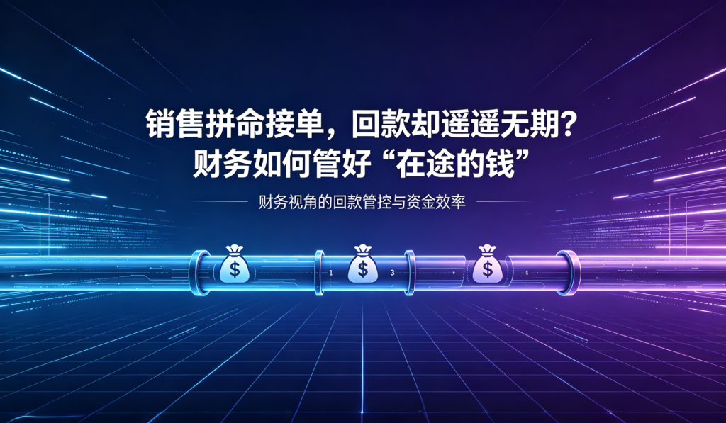 销售拼命接单，回款却遥遥无期？财务如何管好“在途的钱”