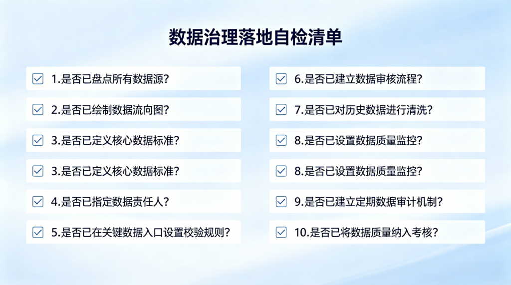 数据治理怎么做？从零到一落地指南（附5步实操）