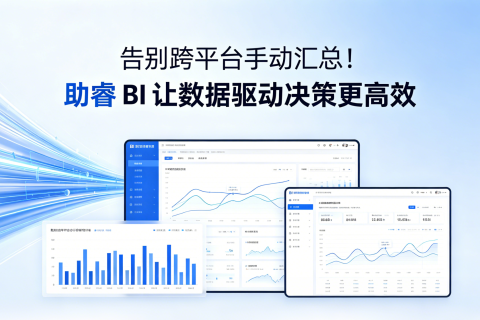 告别跨平台手动汇总！助睿 BI 让数据驱动决策更高效