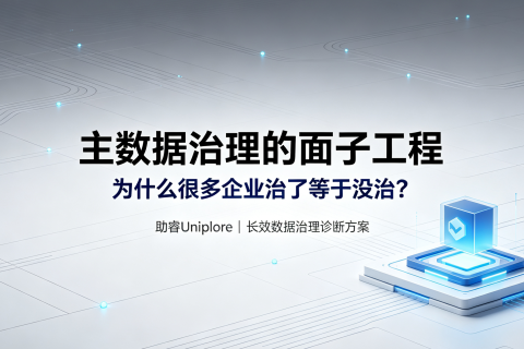 主数据治理的“面子工程”——为什么很多企业“治了等于没治”？