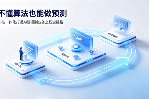 不懂算法也能做预测？训推一体化，打通 AI 建模到业务上线全链路