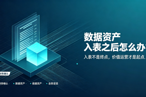 数据资产”入表”之后怎么办？——从资产确认到价值运营的进阶路径