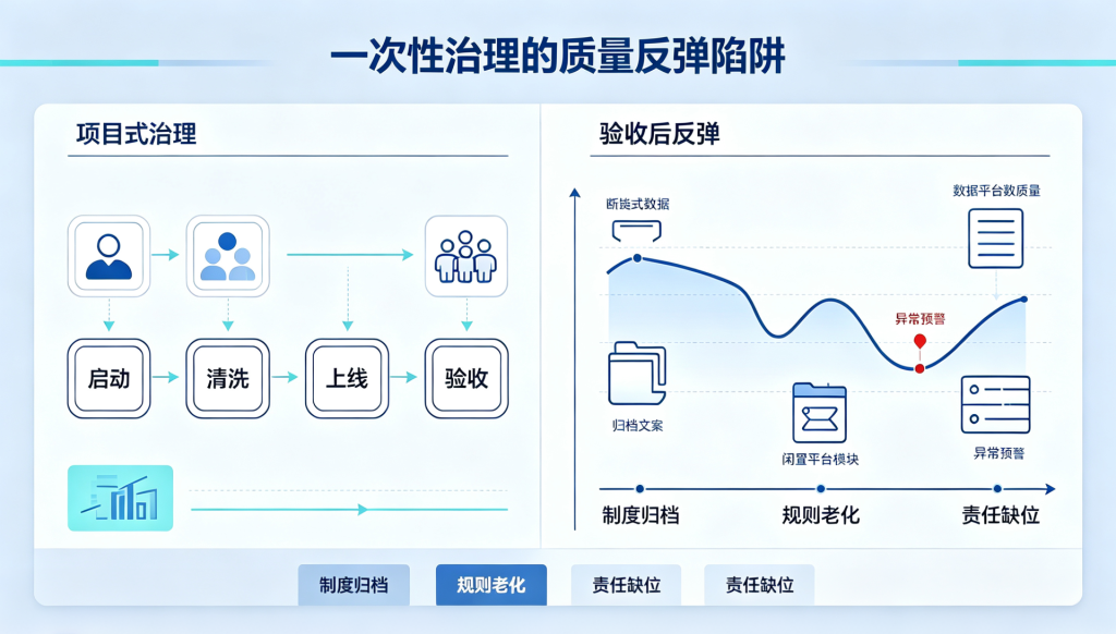 数据治理的"长期主义"——从一次性治理到持续运营的机制设计