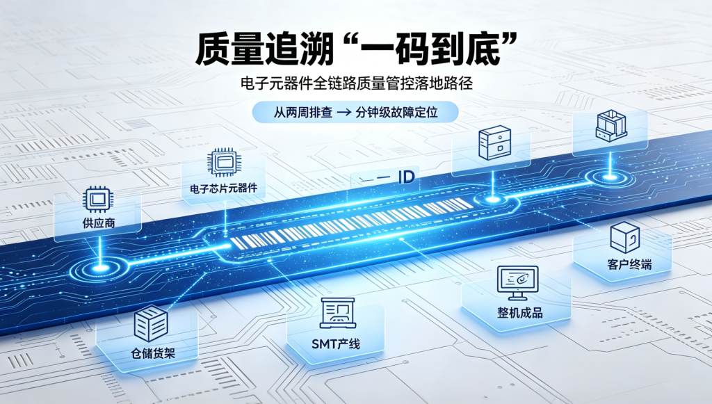 质量追溯 “一码到底”：电子元器件全链路质量管控落地路径