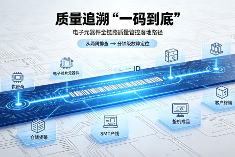 质量追溯 “一码到底”：电子元器件全链路质量管控落地路径