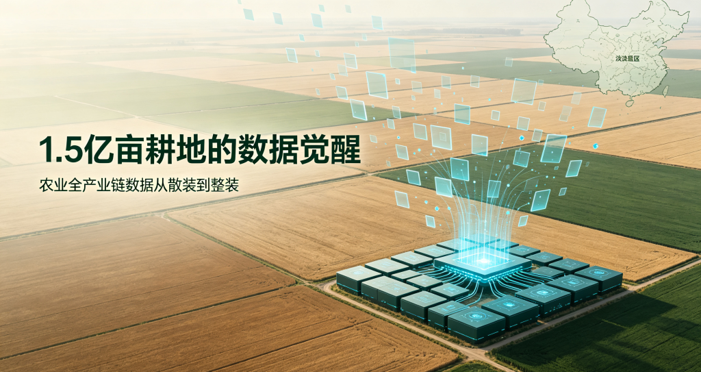 1.5亿亩耕地的数据觉醒——农业全产业链数据如何从"散装"到"整装"?