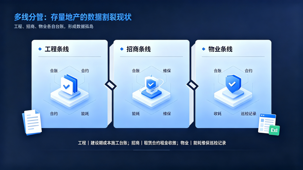 存量地产数字化，如何盘活分散的项目与资产数据