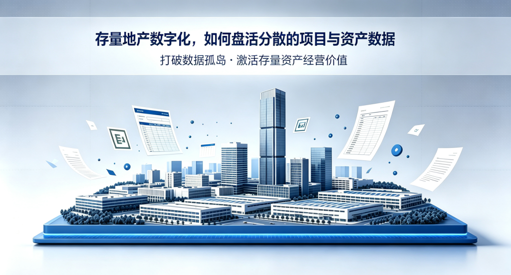 存量地产数字化，如何盘活分散的项目与资产数据