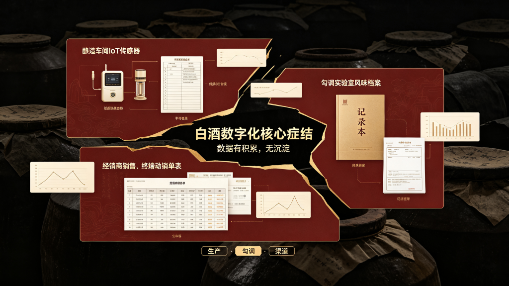 从"酿造"到"勾调"——白酒行业如何用数据把"老师傅的经验"变成"可复制的工艺"?