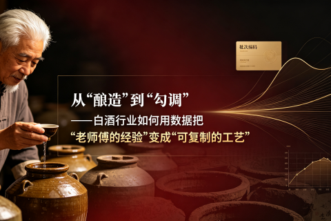 从"酿造"到"勾调"——白酒行业如何用数据把"老师傅的经验"变成"可复制的工艺"？