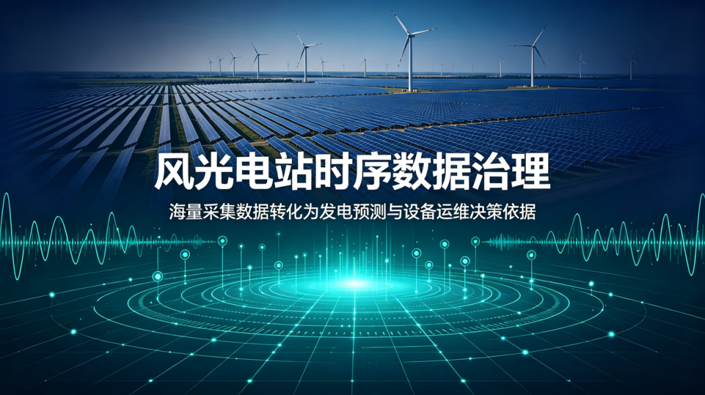 风光电站时序数据治理:海量采集数据转化为发电预测与设备运维决策依据
