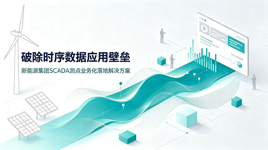 破除时序数据应用壁垒:新能源集团SCADA测点业务化落地解决方案