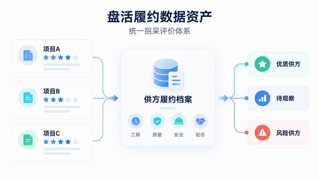 打通项目‑分包‑供应商，构建工程业务协同业务底座