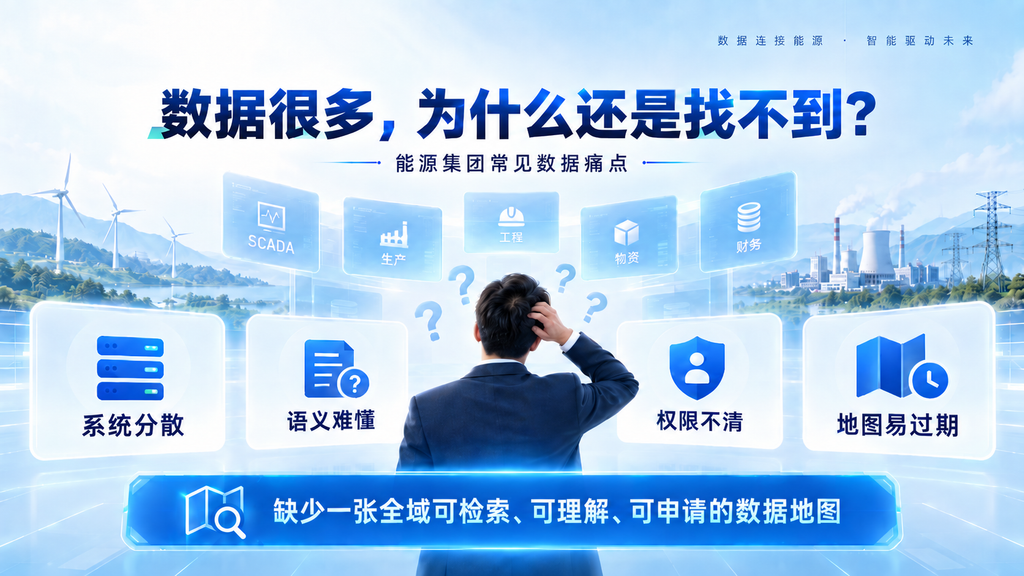 能源数据地图：能源集团如何构建全域可检索的数据资产地图