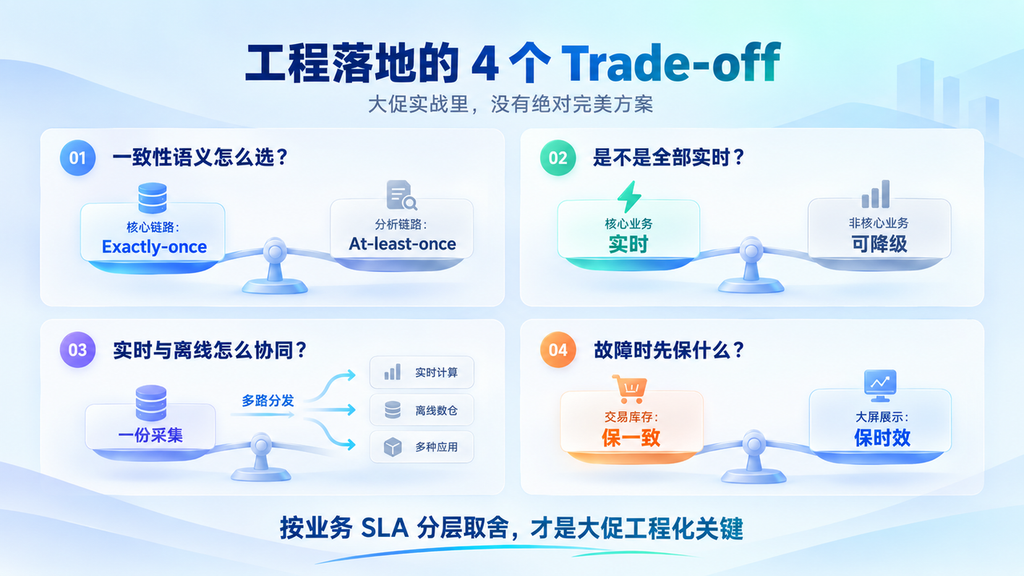 电商大促实时集成：高吞吐业务下，实时数据同步的工程取舍