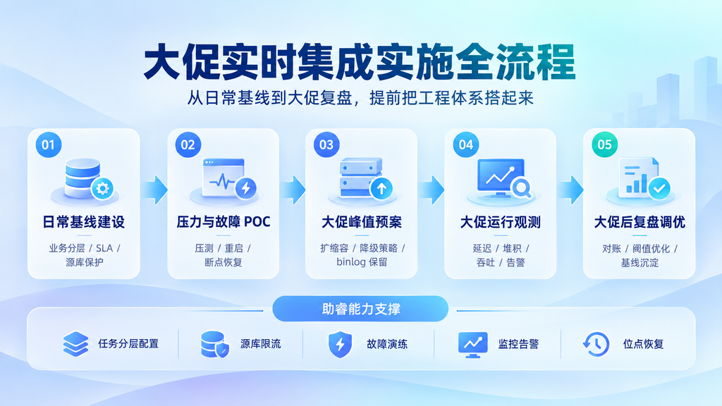 电商大促实时集成：高吞吐业务下，实时数据同步的工程取舍