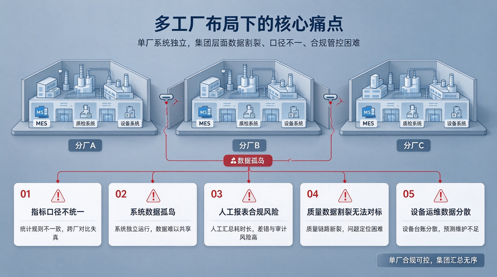 合规提效双落地:GMP约束下医药集团跨工厂统一生产指标管控方案