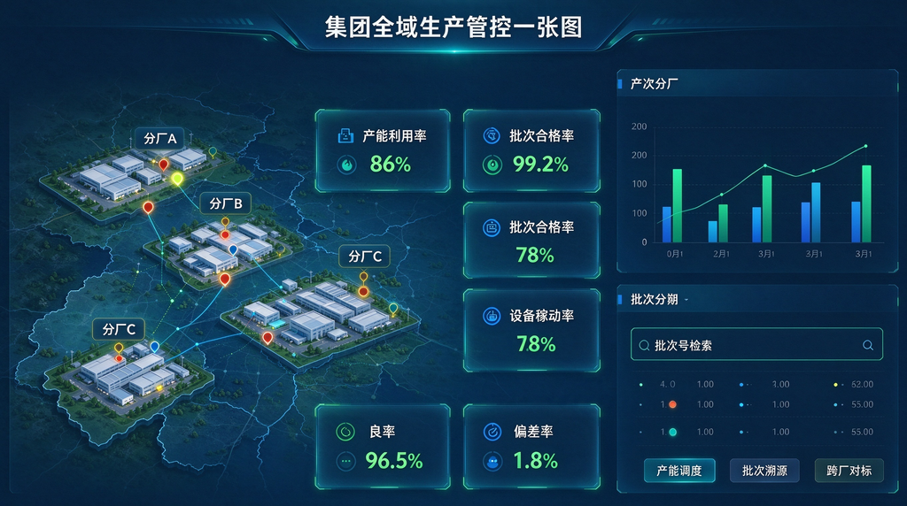 合规提效双落地:GMP约束下医药集团跨工厂统一生产指标管控方案