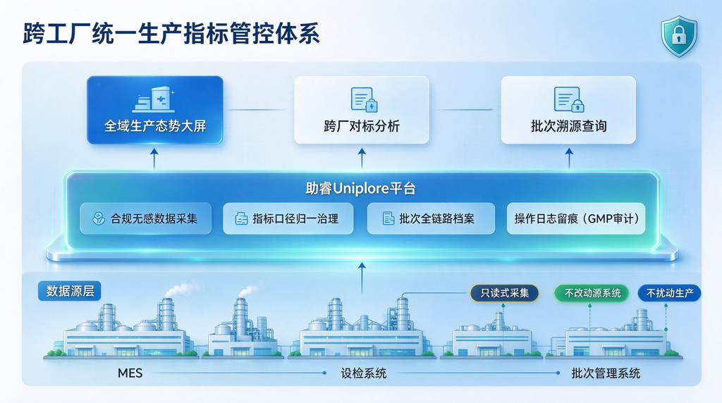 合规提效双落地:GMP约束下医药集团跨工厂统一生产指标管控方案