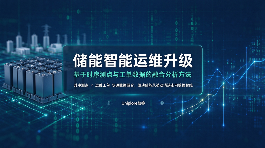 储能智能运维升级:基于时序测点与工单数据的融合分析方法