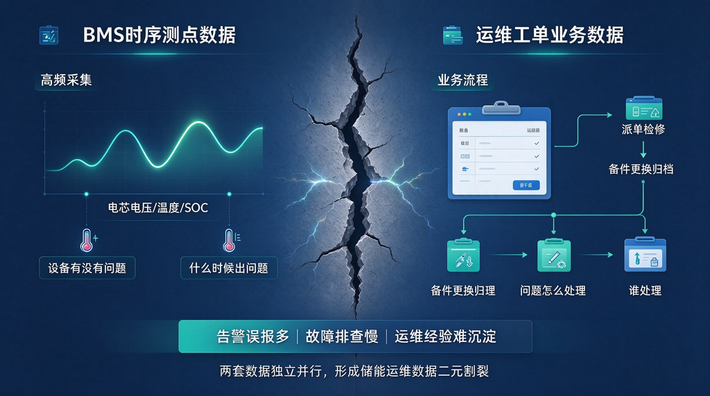 储能智能运维升级:基于时序测点与工单数据的融合分析方法