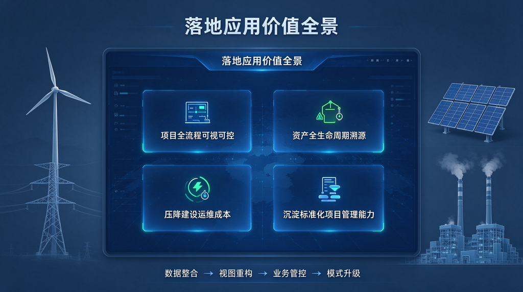 能源基建数字化治理:工程项目全生命周期数据视图搭建方案