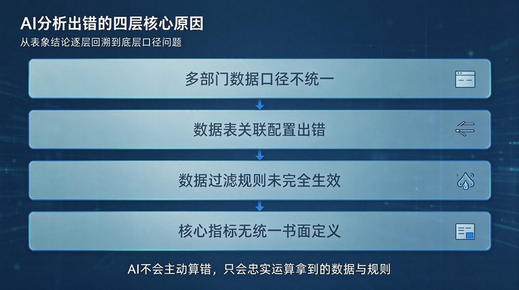 AI分析报告看似完美却不敢用？核心问题不在大模型