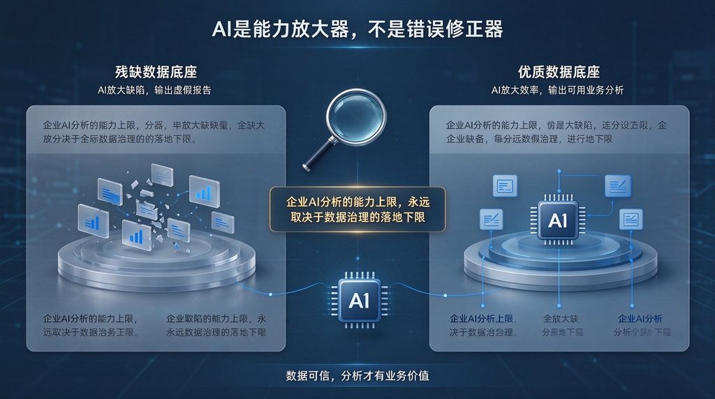 AI分析报告看似完美却不敢用？核心问题不在大模型