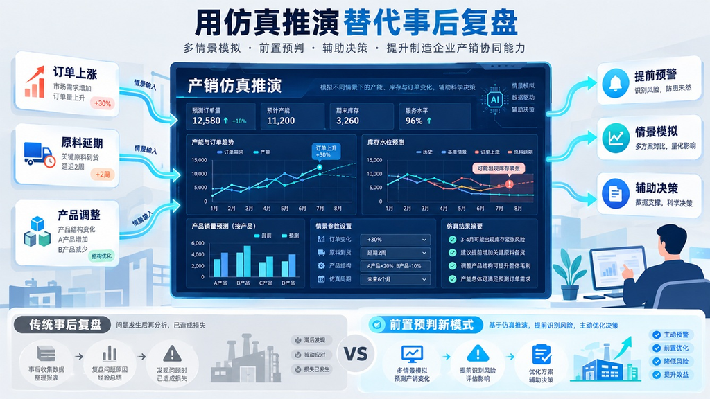 制造企业产销协同:打通生产与销售数据,消除产销错配盲区