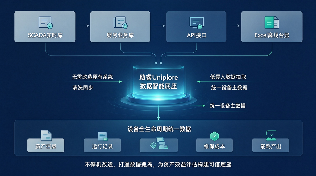 能源集团存量设备资产盘活,数字化如何评估设备运营效益
