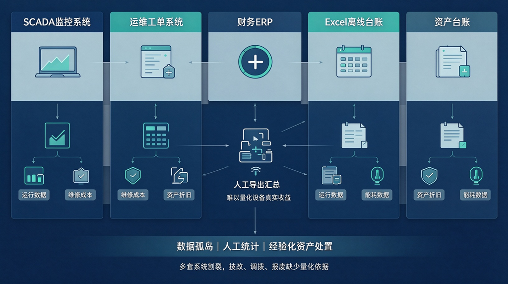 能源集团存量设备资产盘活,数字化如何评估设备运营效益