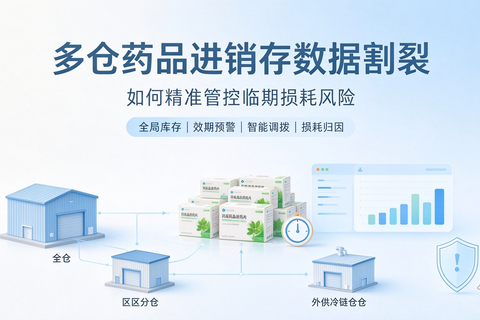 多仓药品进销存数据割裂，如何精准管控临期损耗风险