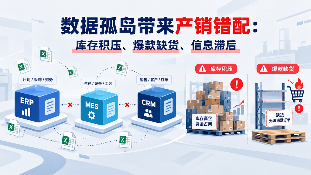 制造企业产销协同:打通生产与销售数据,消除产销错配盲区