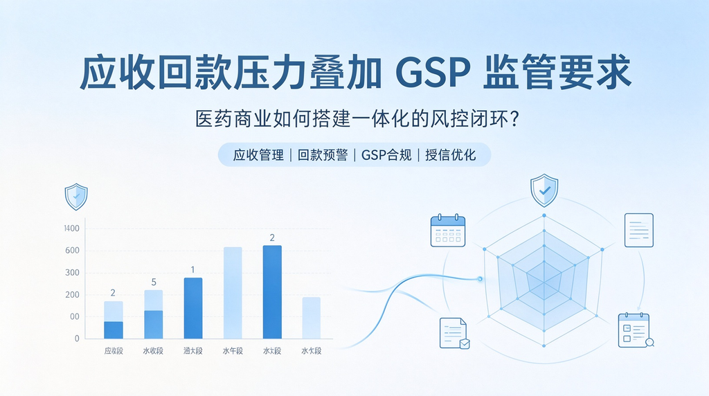 应收回款压力叠加 GSP 监管要求,医药商业如何搭建一体化的风控闭环?