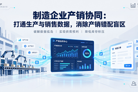 制造企业产销协同：打通生产与销售数据，消除产销错配盲区