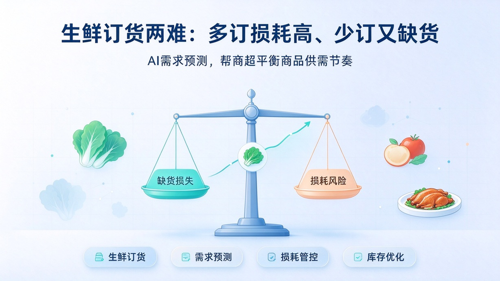 生鲜订货两难:多订损耗高、少订又缺货,商超如何平衡商品供需节奏?
