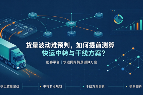 货量波动难预判，如何提前测算快运中转与干线方案？